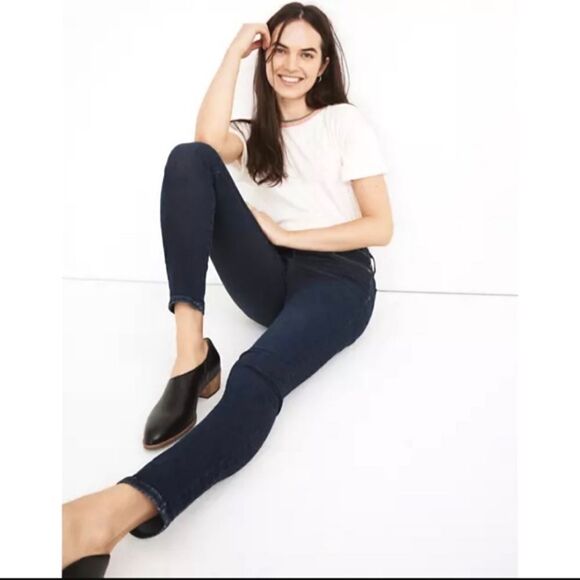 Madewell 9" Mid-Rise Skinny Jeans‎ in Orlando Wash sz 28 - Picture 4 of 16